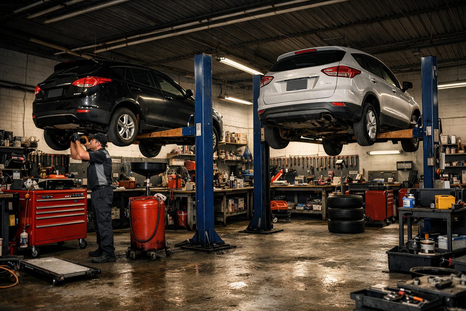 Atelier de mécanique du garage FMA Autos à Montauban